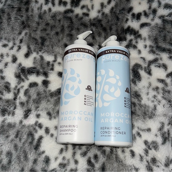 Pure Zero Moroccan Argan Oil Hair Care Set - Picture 1 of 11